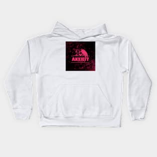 anxiety press Kids Hoodie